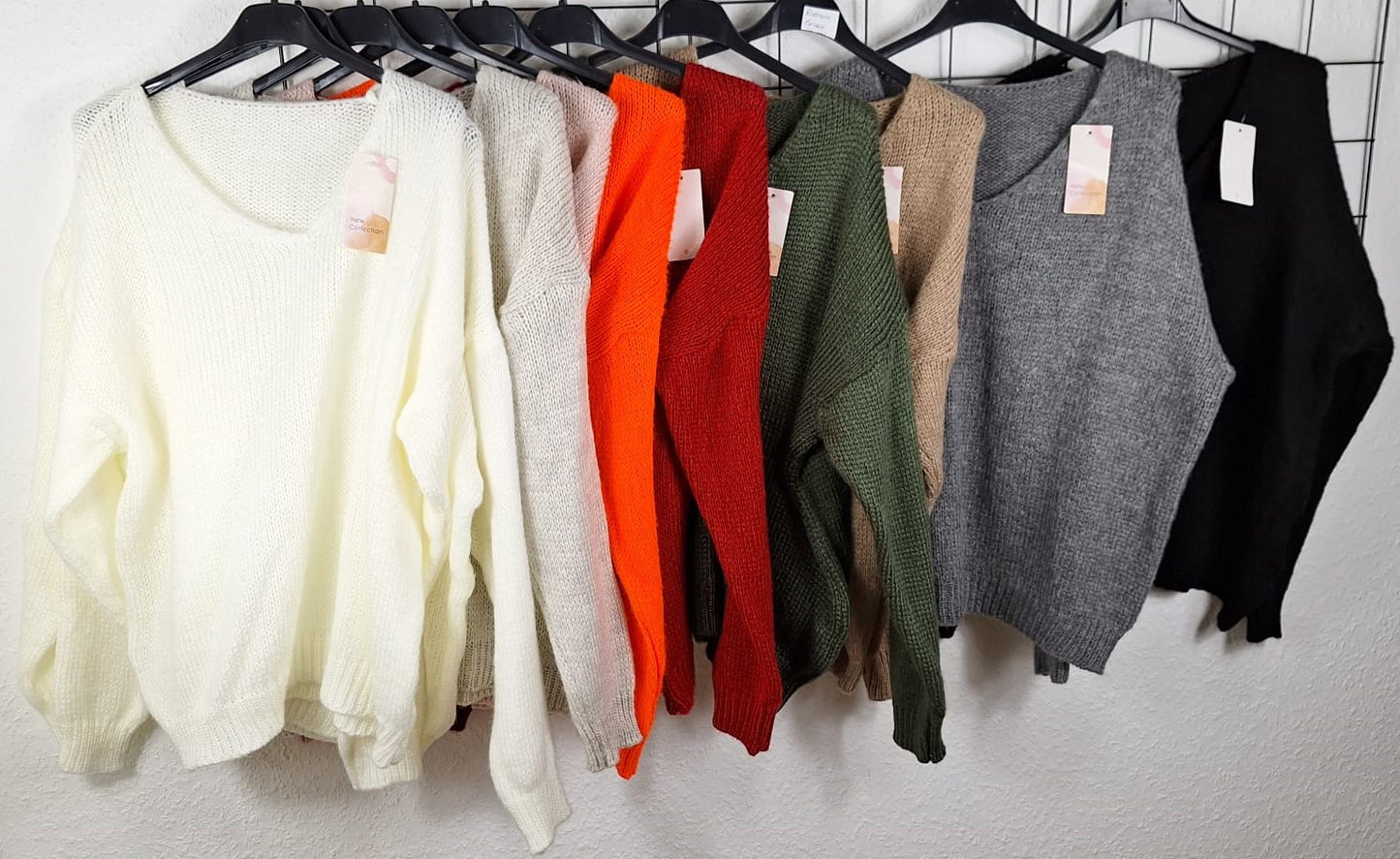Grobstrick Pullover