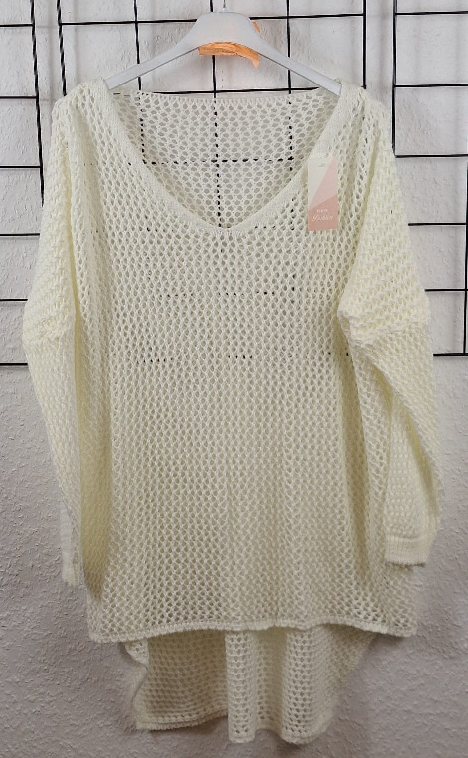 Häkelpullover Vokuhila Style