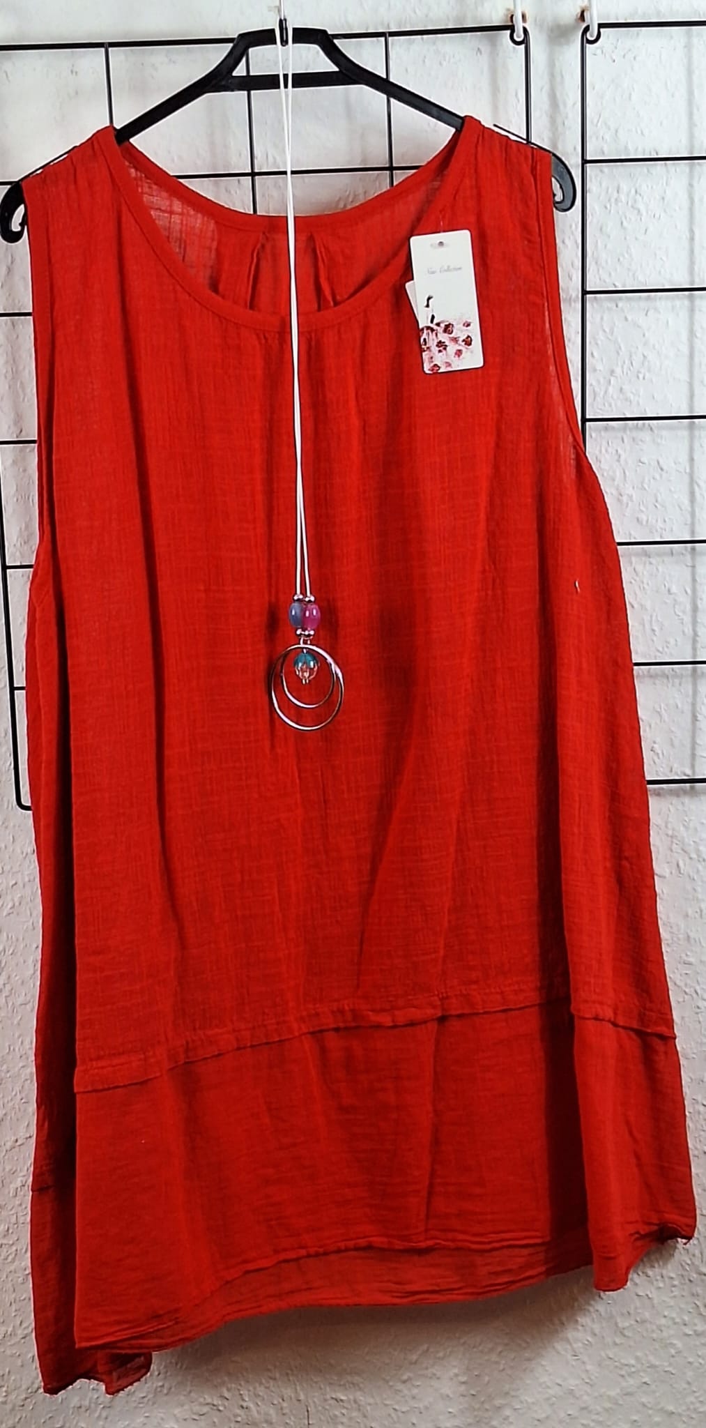 Lockeres Damen Longtop aus 100% Baumwolle