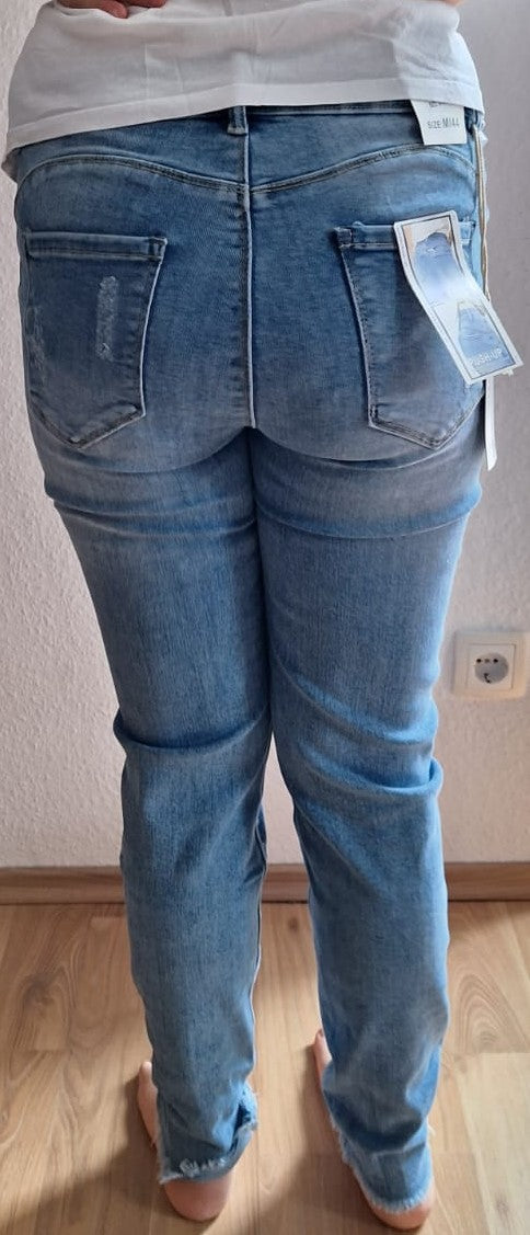 Jeanshose Pushup mit Cuts
