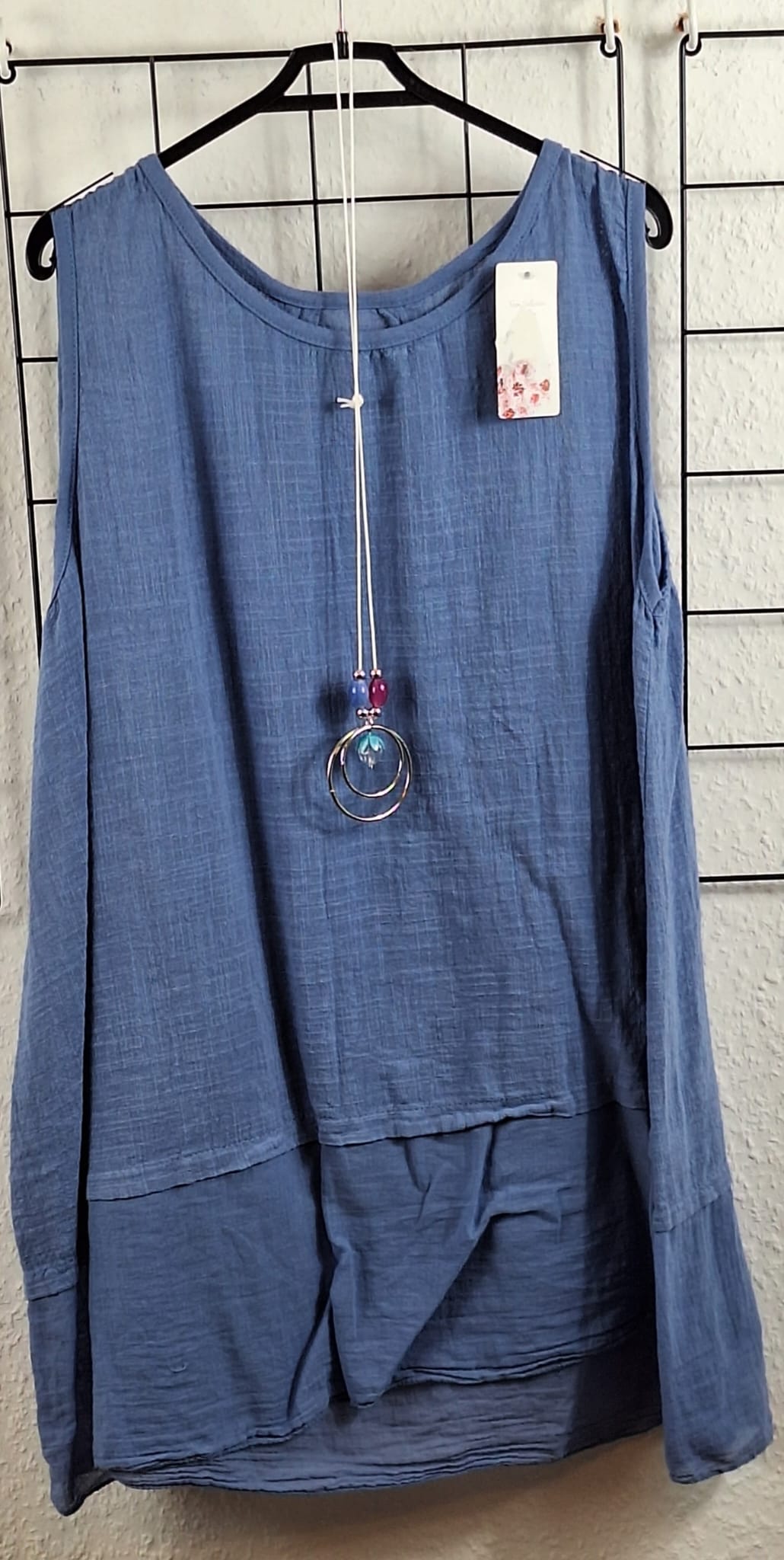 Lockeres Damen Longtop aus 100% Baumwolle