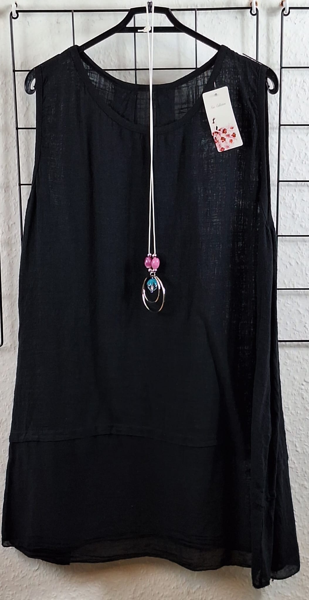 Lockeres Damen Longtop aus 100% Baumwolle