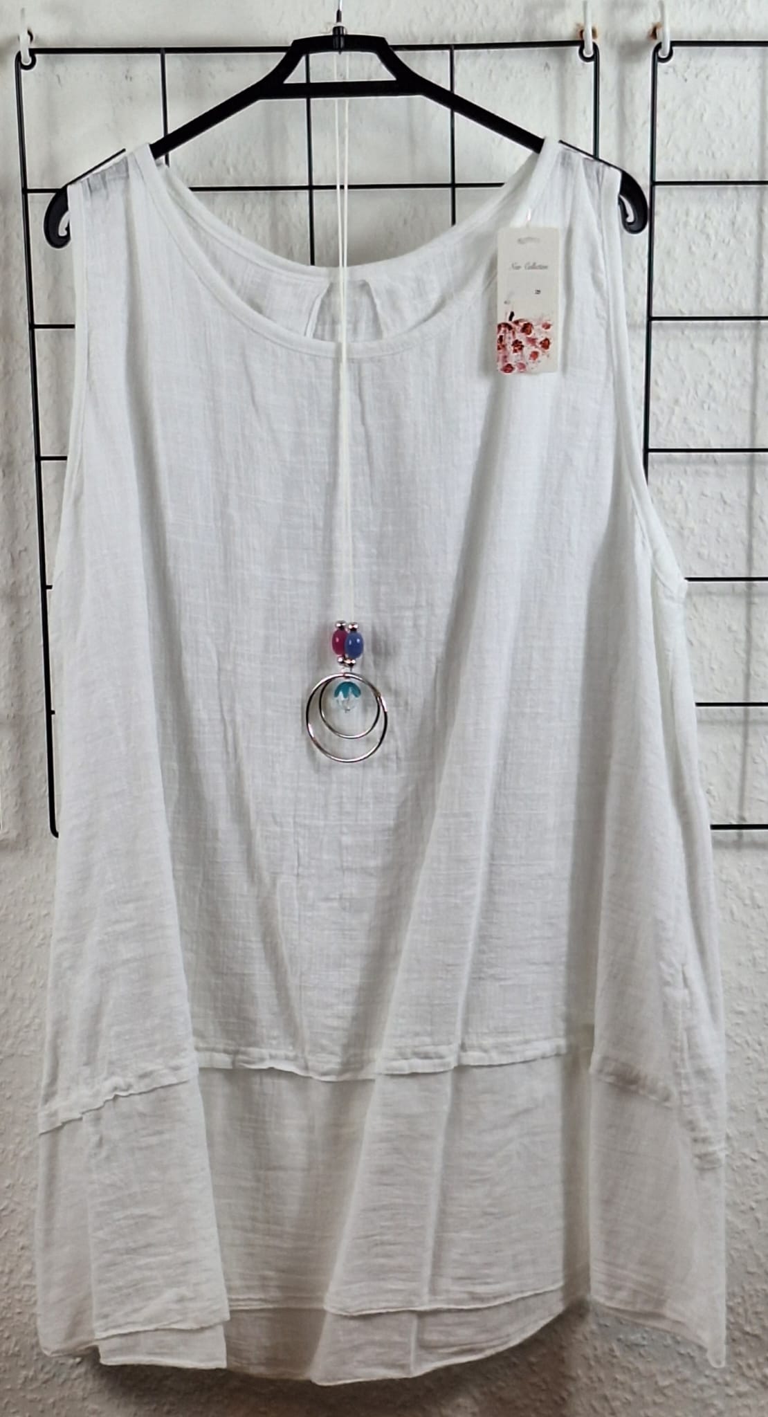Lockeres Damen Longtop aus 100% Baumwolle