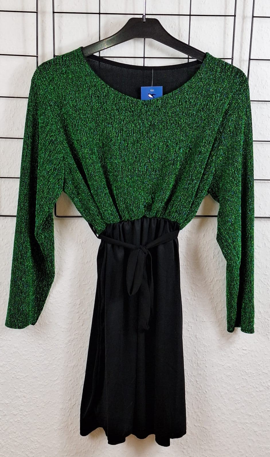 Langarm Glitzerkleid