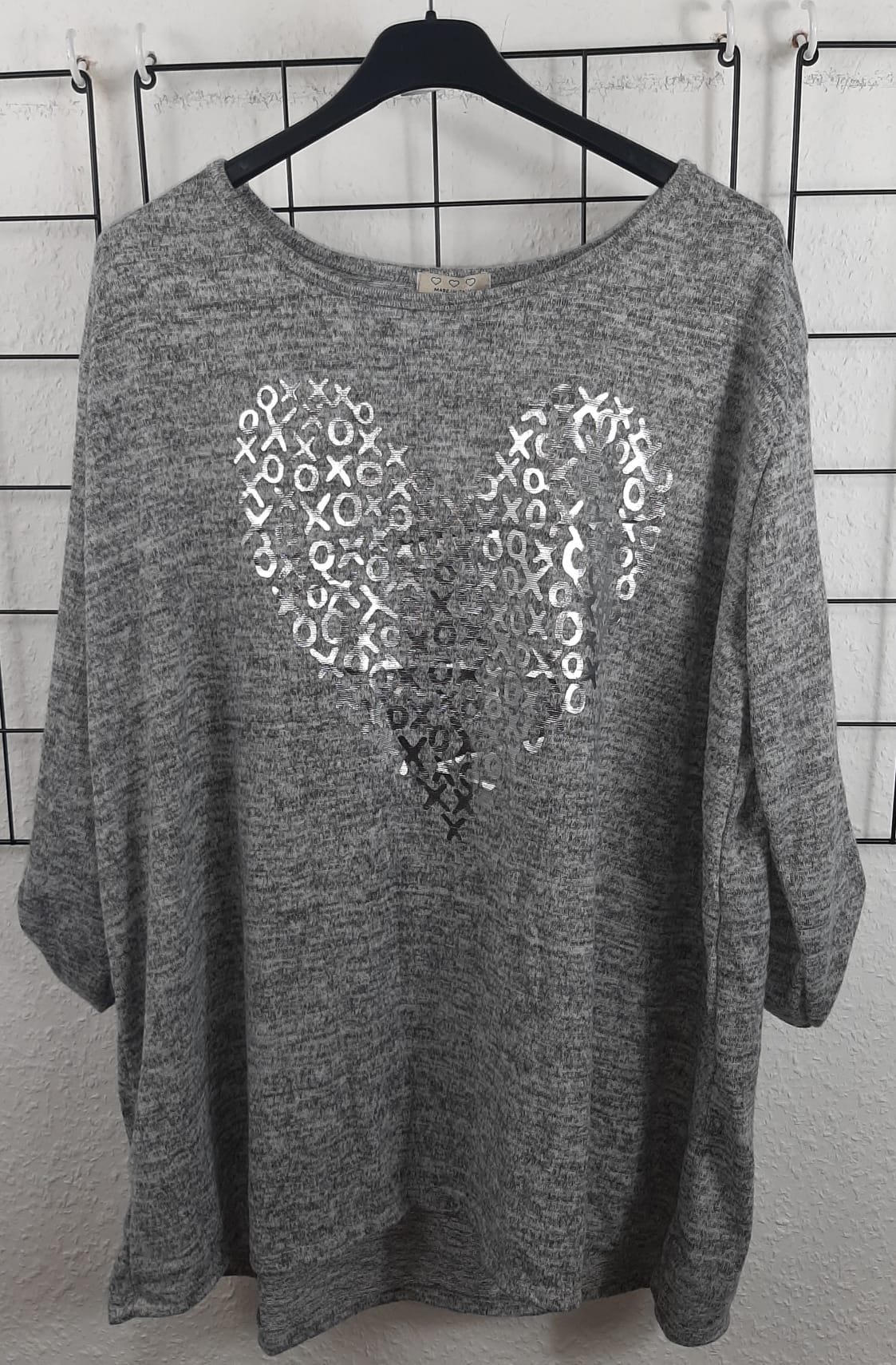 Schicker Feinstrick Pullover "Herz"