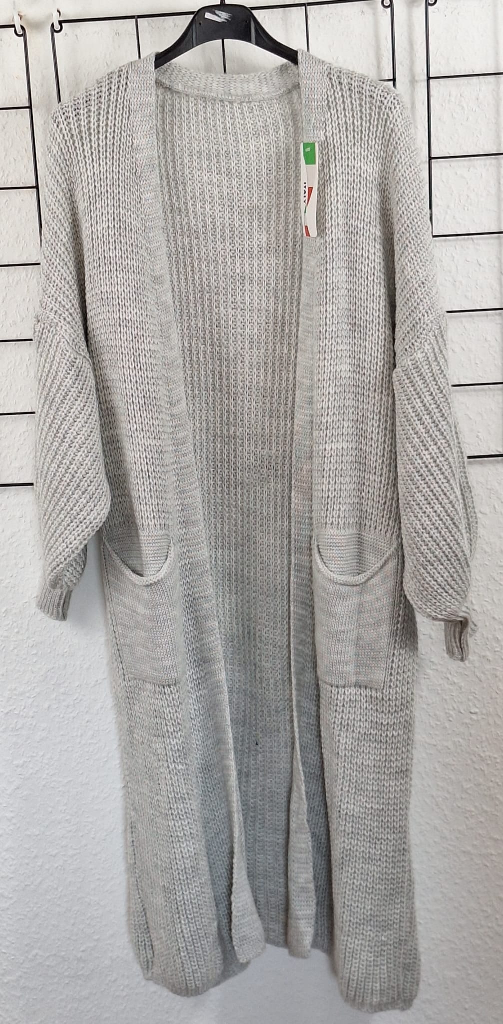 Langer Strickcardigan
