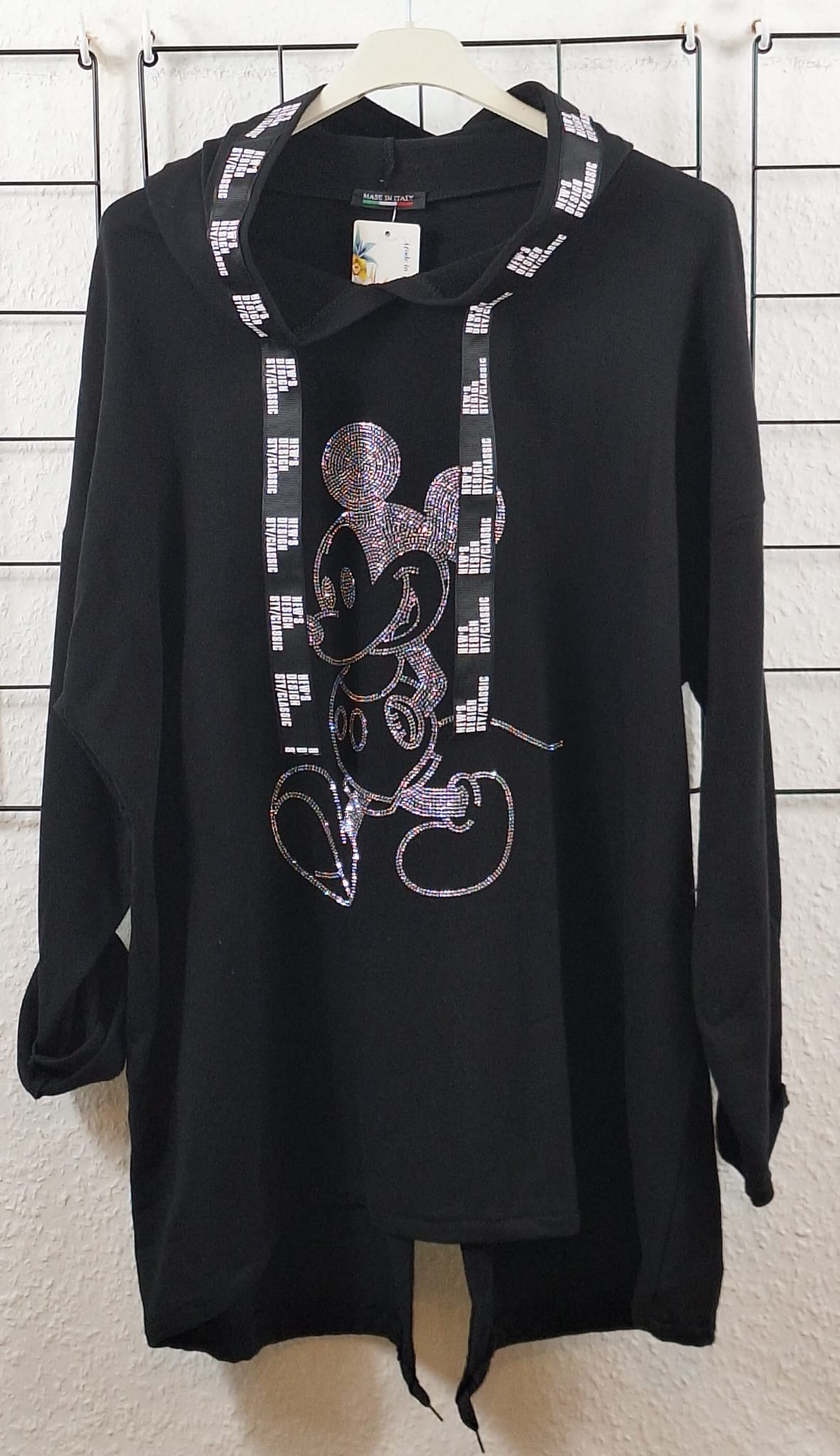 Hoodie Breite Bänder