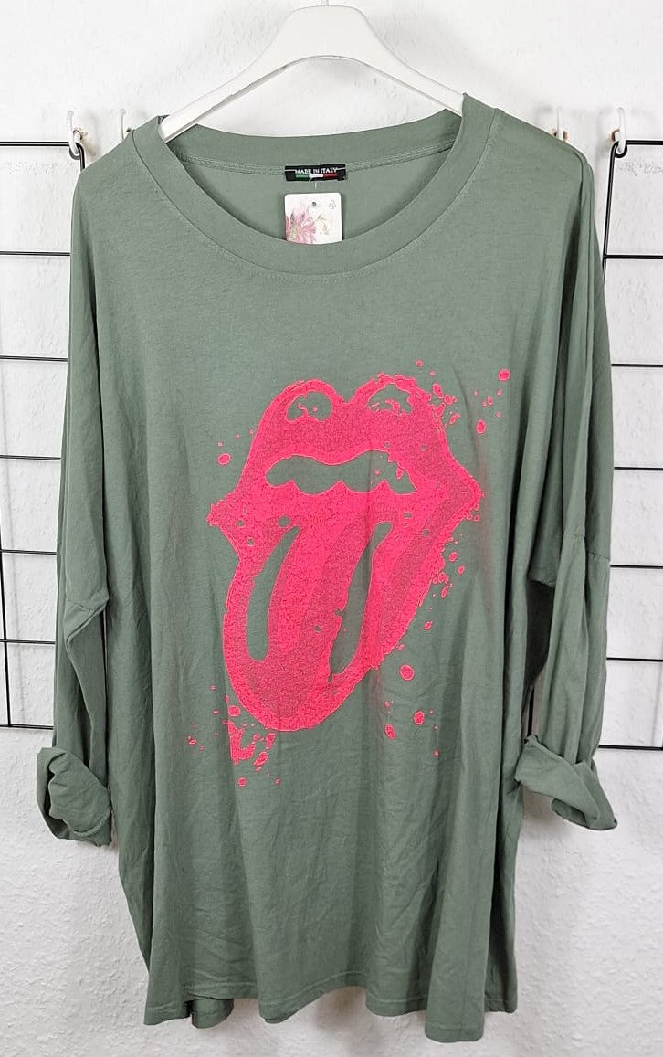 Langarmshirt "Zunge"