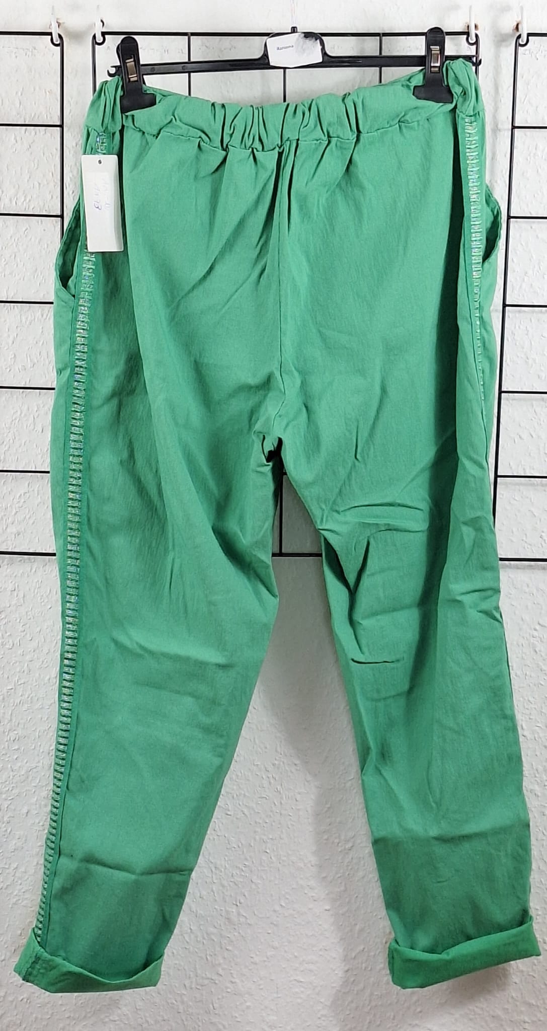 Jogpants mit seitlichem Glitzerband