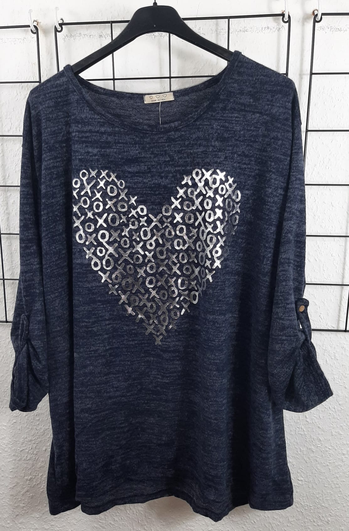Schicker Feinstrick Pullover "Herz"