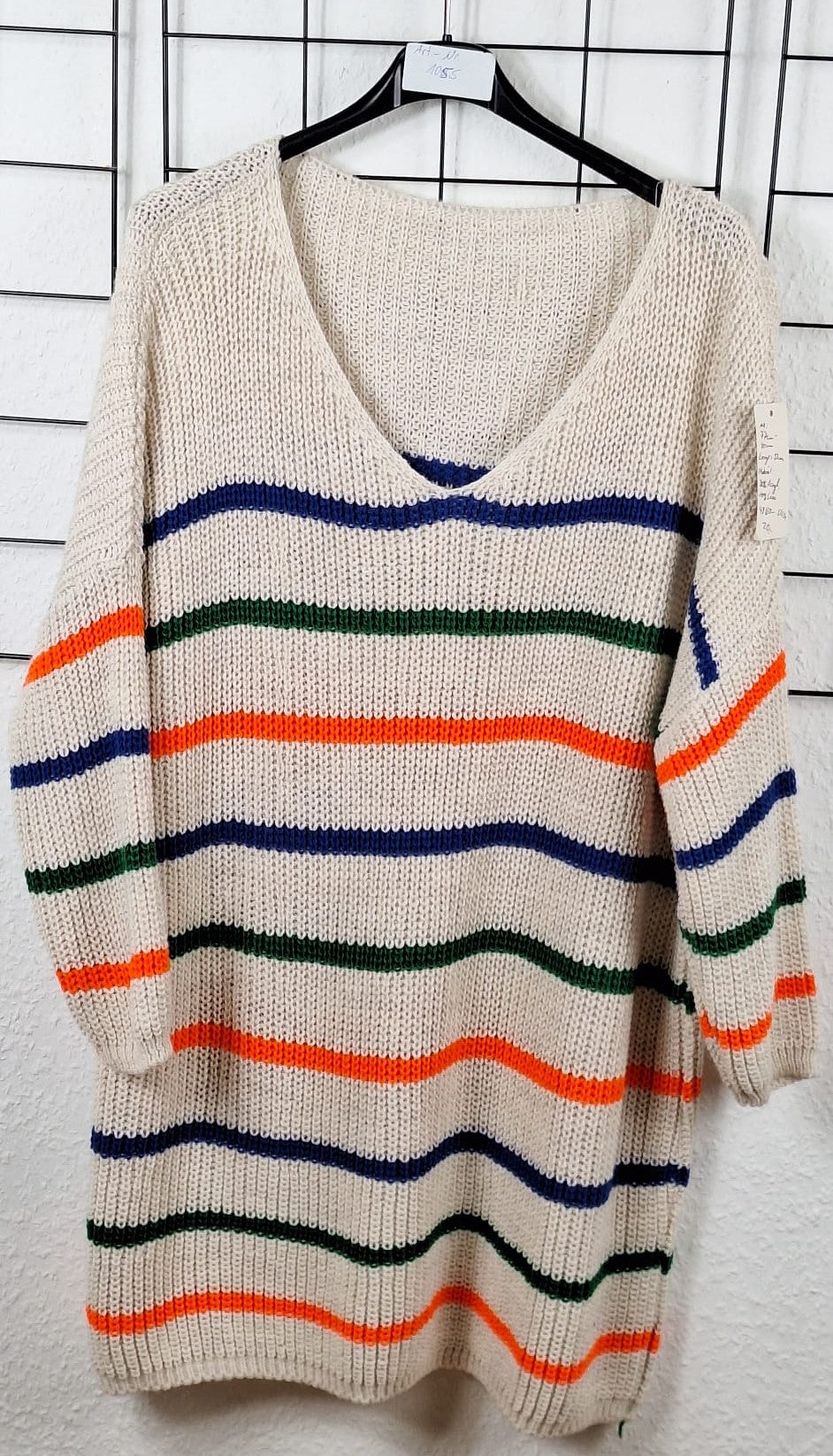 Gestreifter Strickpullover