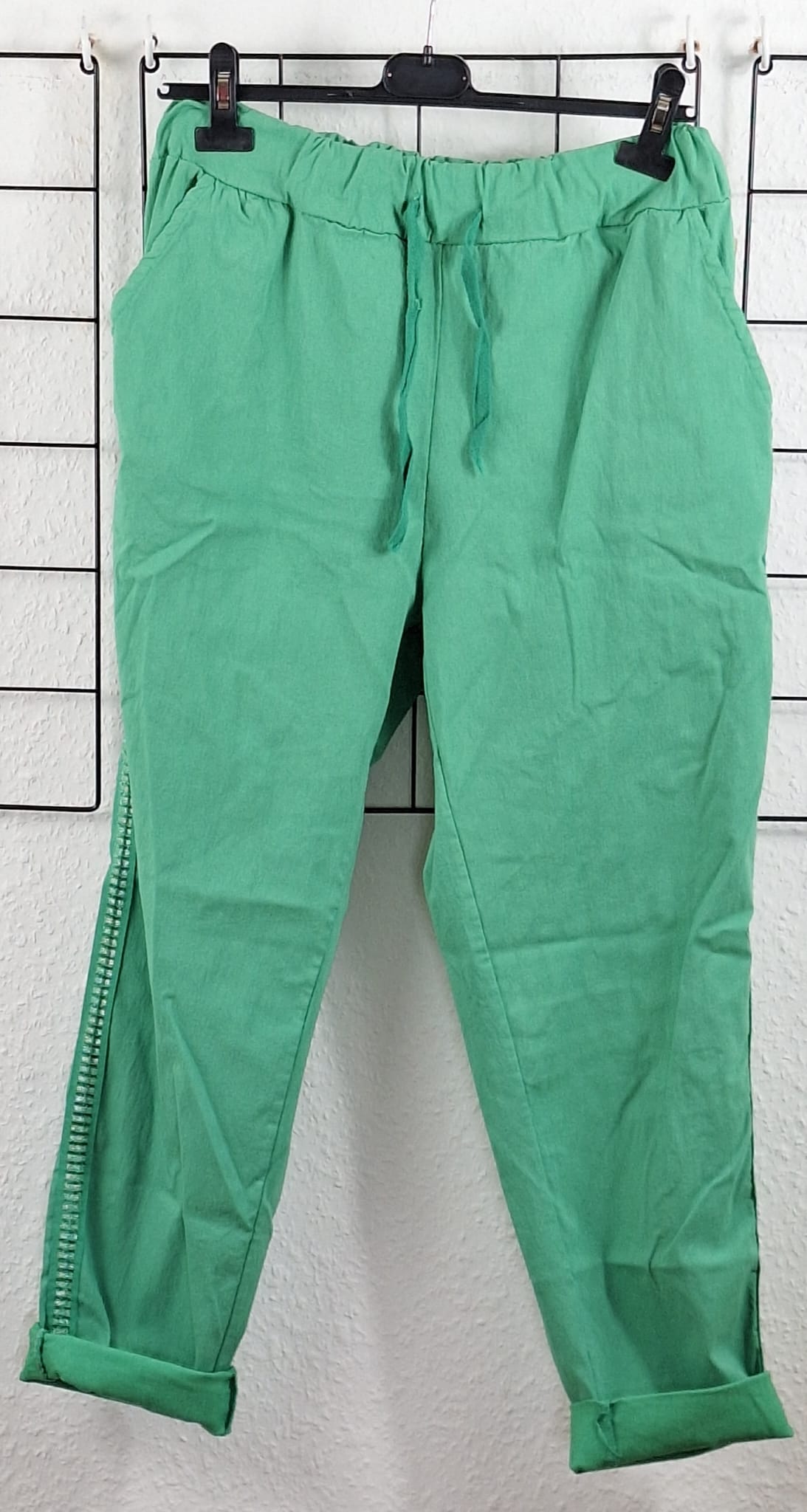 Jogpants mit seitlichem Glitzerband