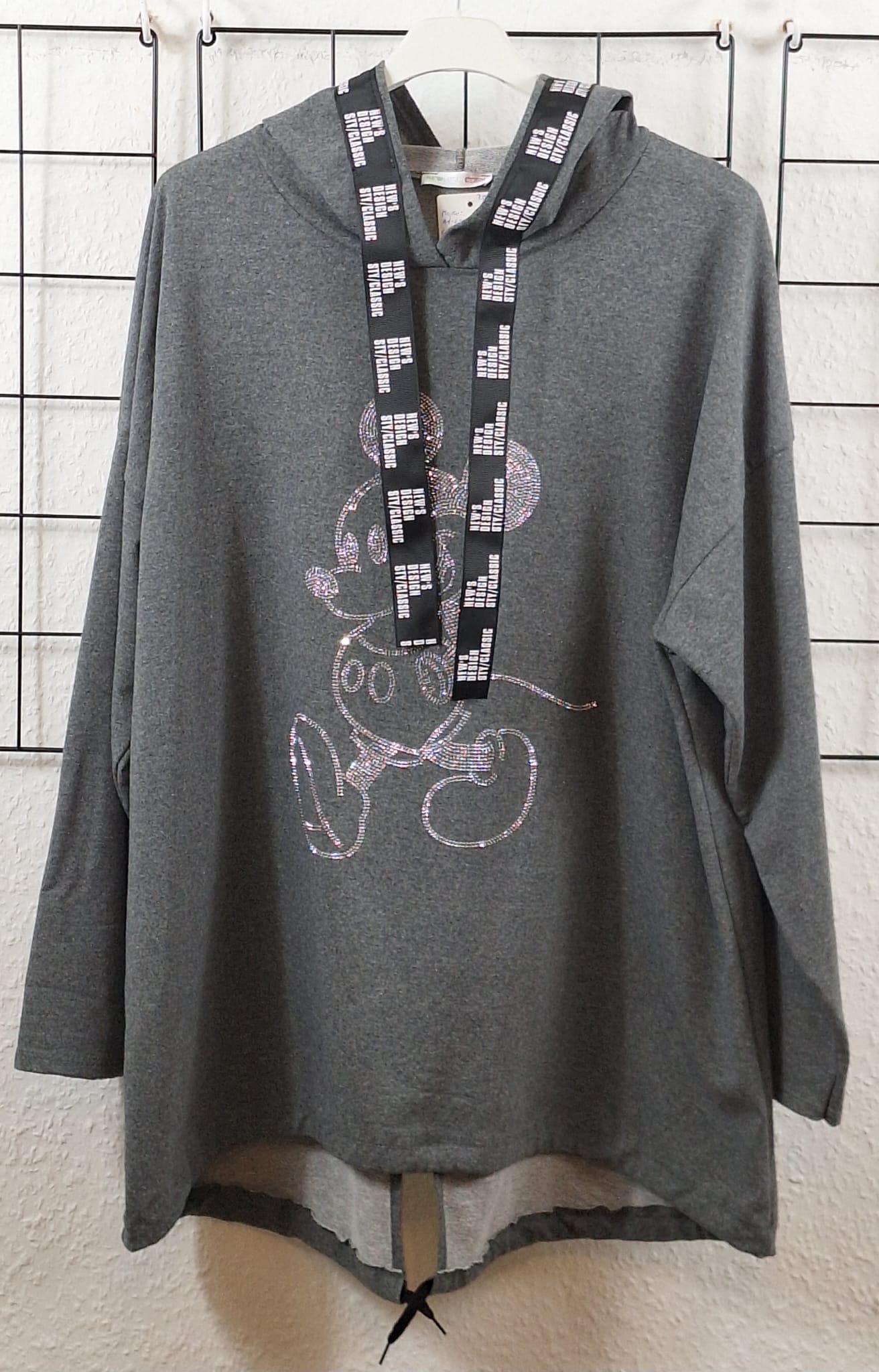 Hoodie Breite Bänder