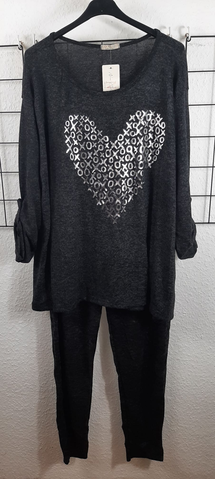 Schicker Feinstrick Pullover "Herz"
