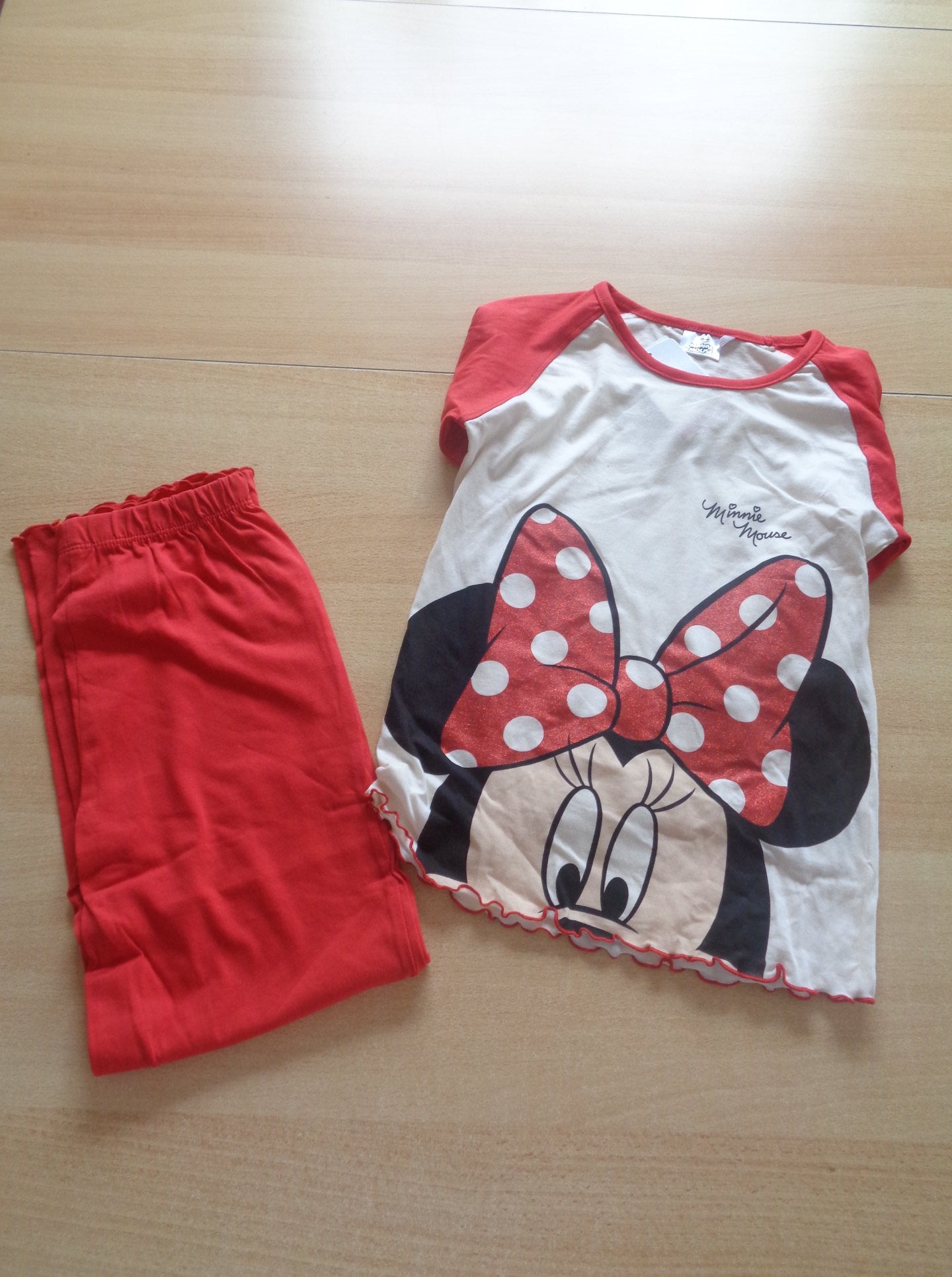 Original Disney Minnie Maus 2 Teiliger Schlafanzug