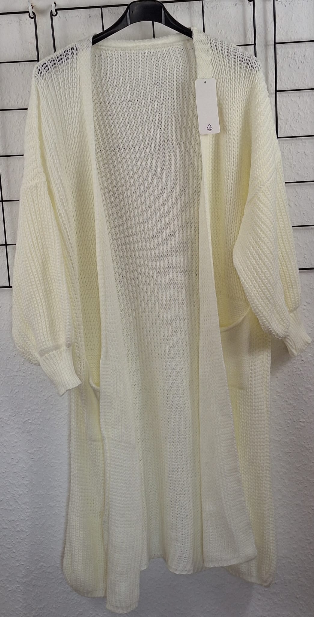 Langer Strickcardigan