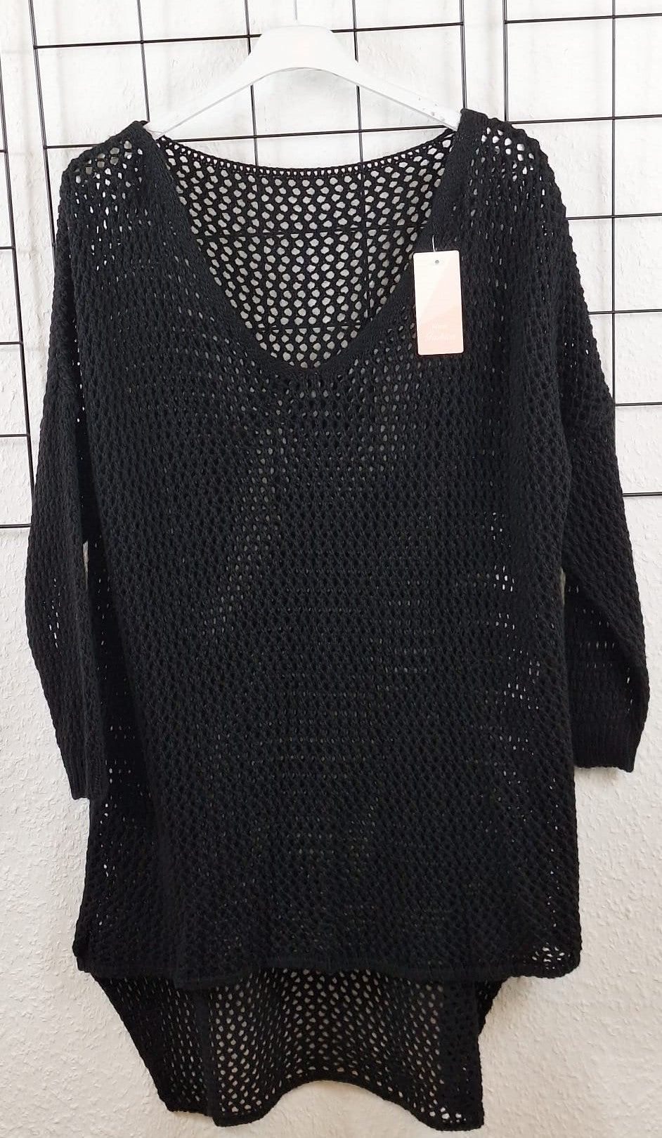 Häkelpullover Vokuhila Style