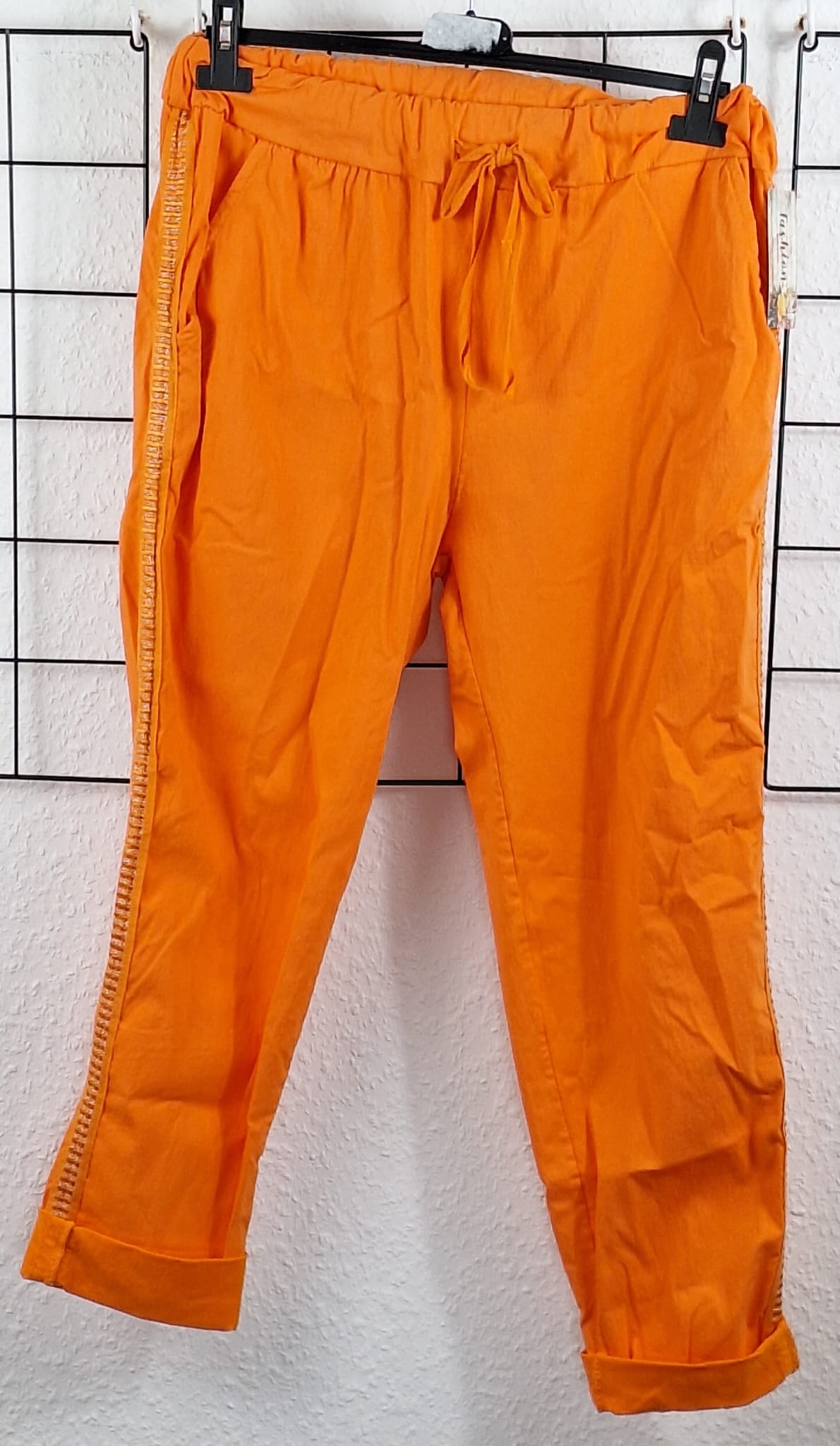 Jogpants mit seitlichem Glitzerband