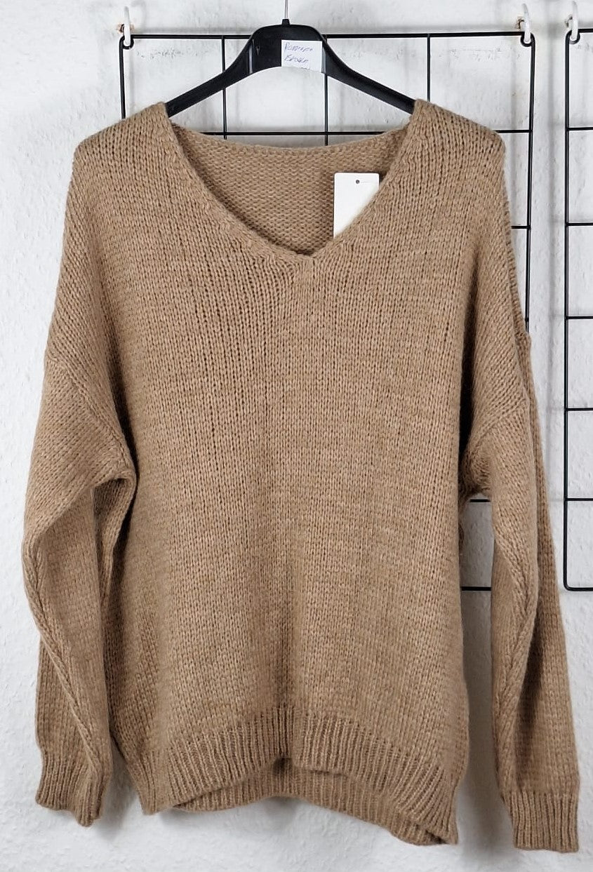 Grobstrick Pullover