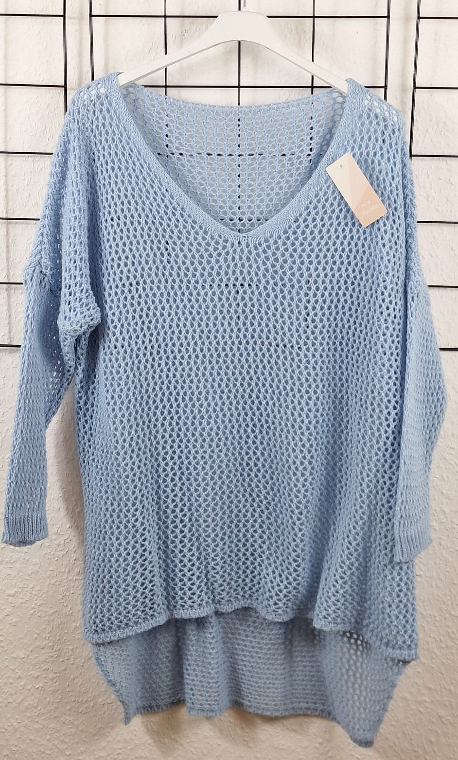 Häkelpullover Vokuhila Style