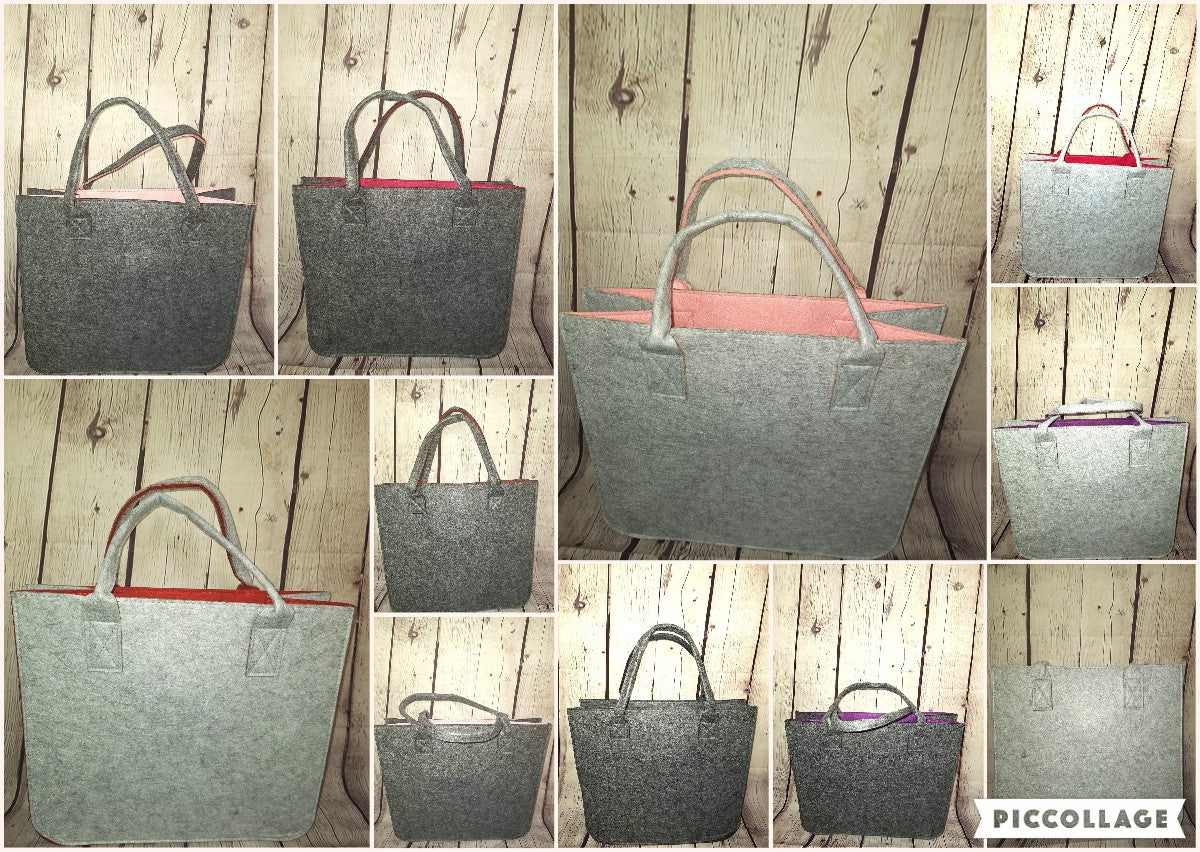 💼 Personalisierbare Filzshopper – robust, stylisch & individuell
