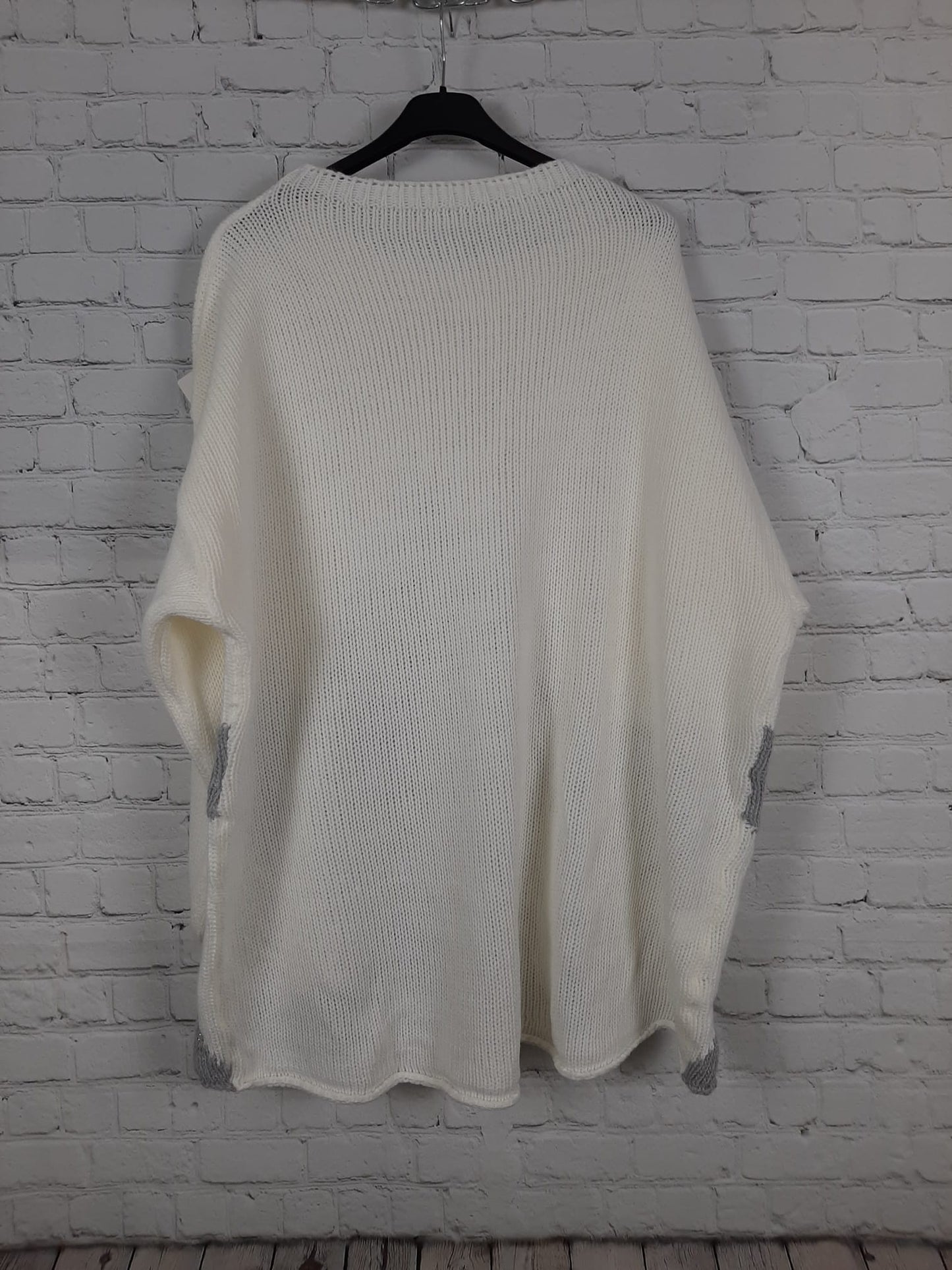 Strickpullover "Vokuhila mit Stern"