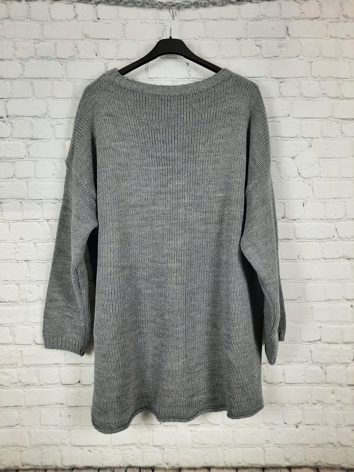 Strickpullover "Vokuhila mit Stern"