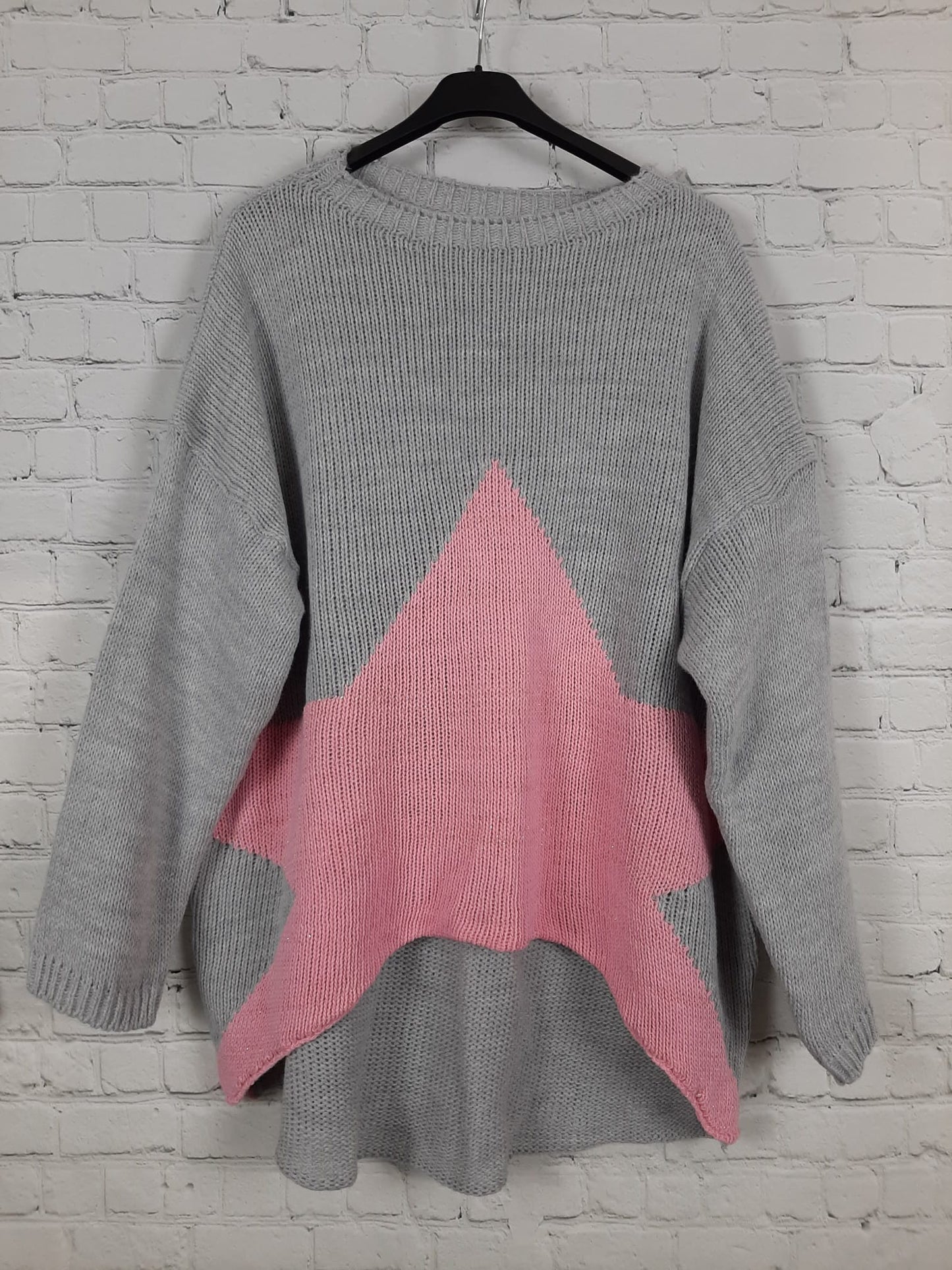 Strickpullover "Vokuhila mit Stern"