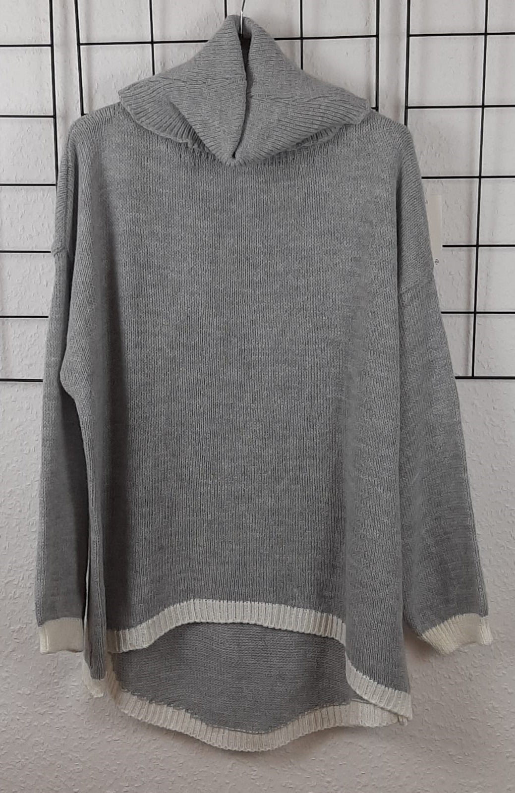 Strickpullover mit Rollkragen