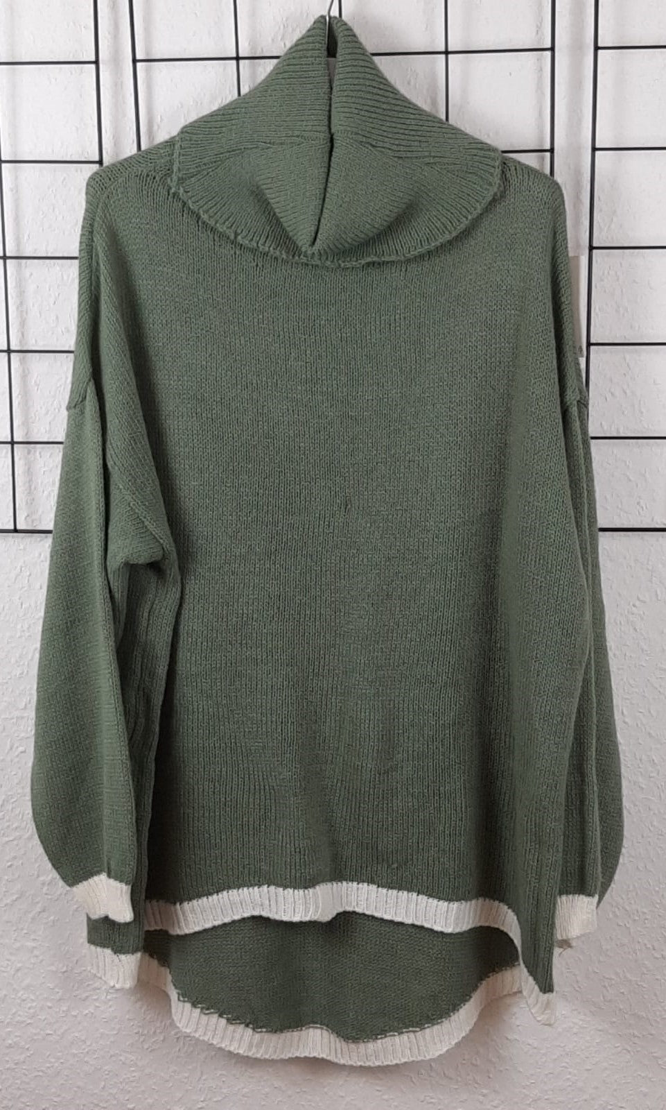 Strickpullover mit Rollkragen