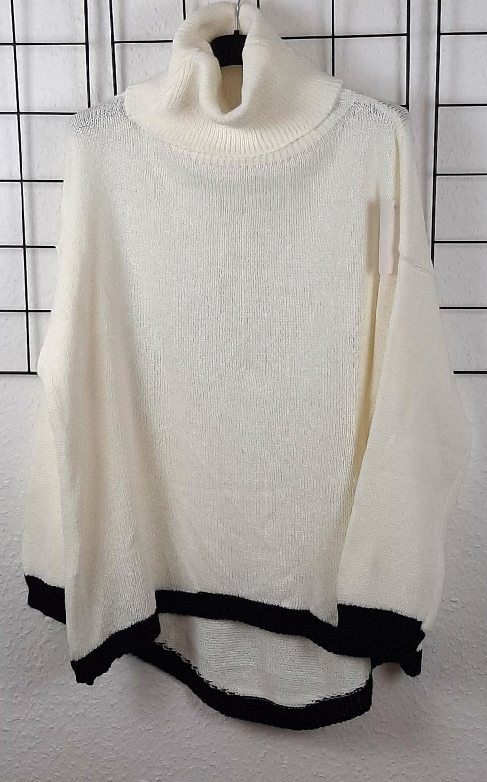 Strickpullover mit Rollkragen
