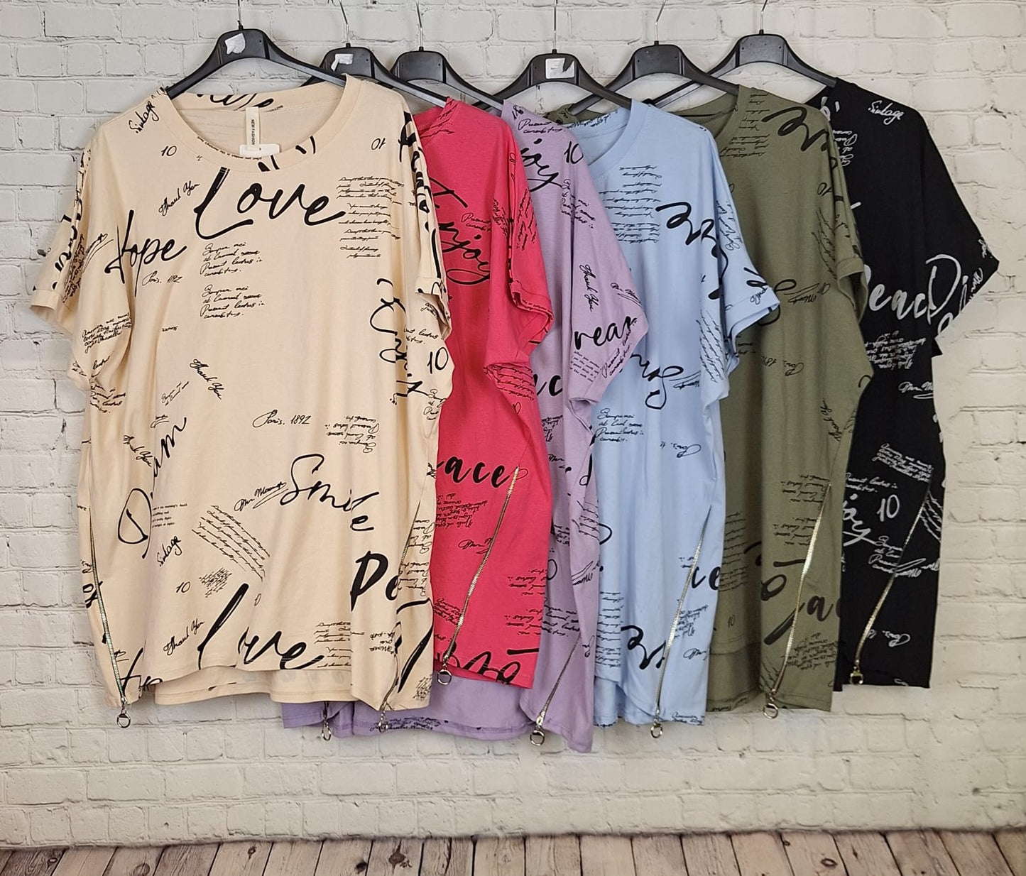 T-Shirt "Schrift"