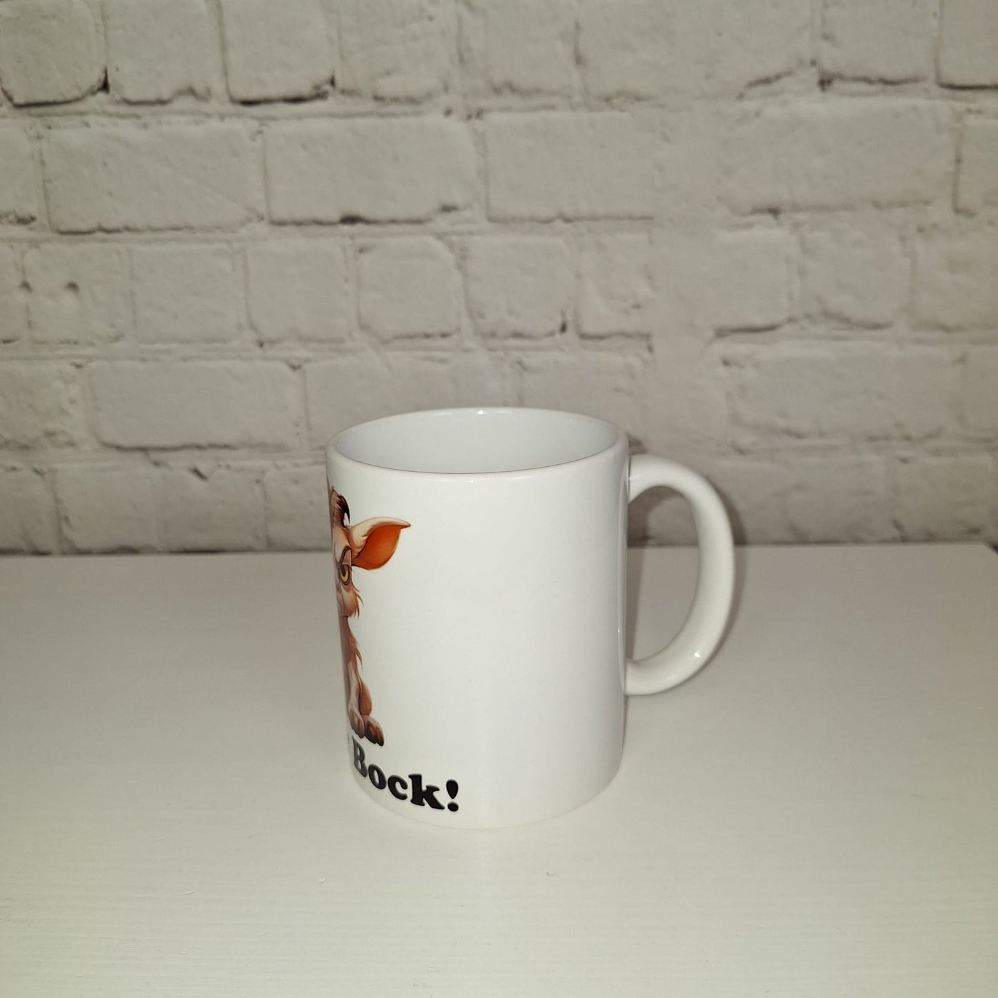 „Sturer Bock“ Tasse – Lustige Keramiktasse mit frechem Ziegen-Motiv – Spülmaschinenfest & robust – 330 ml