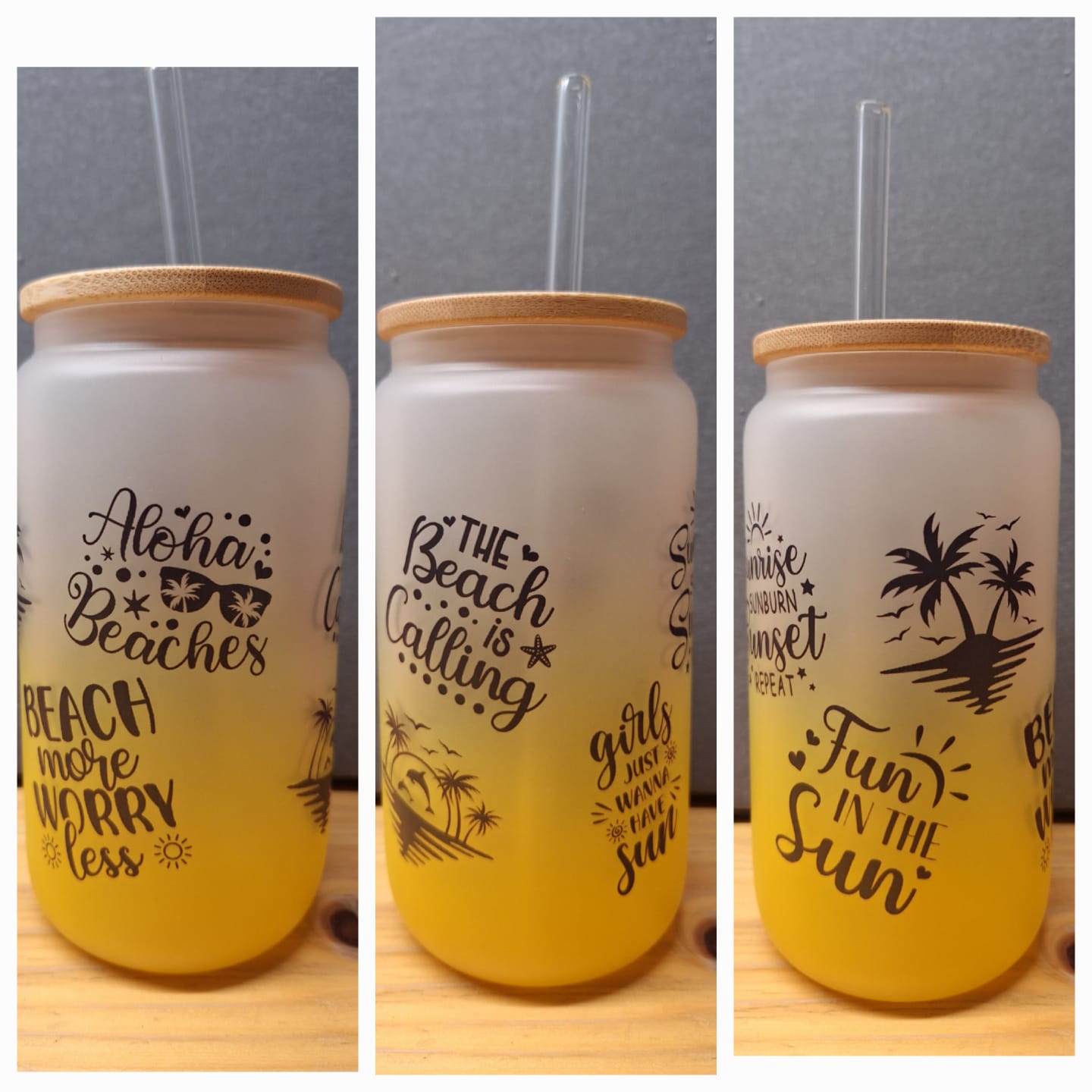 Sublimationsglas – ideal für kalte Getränke im Sommer