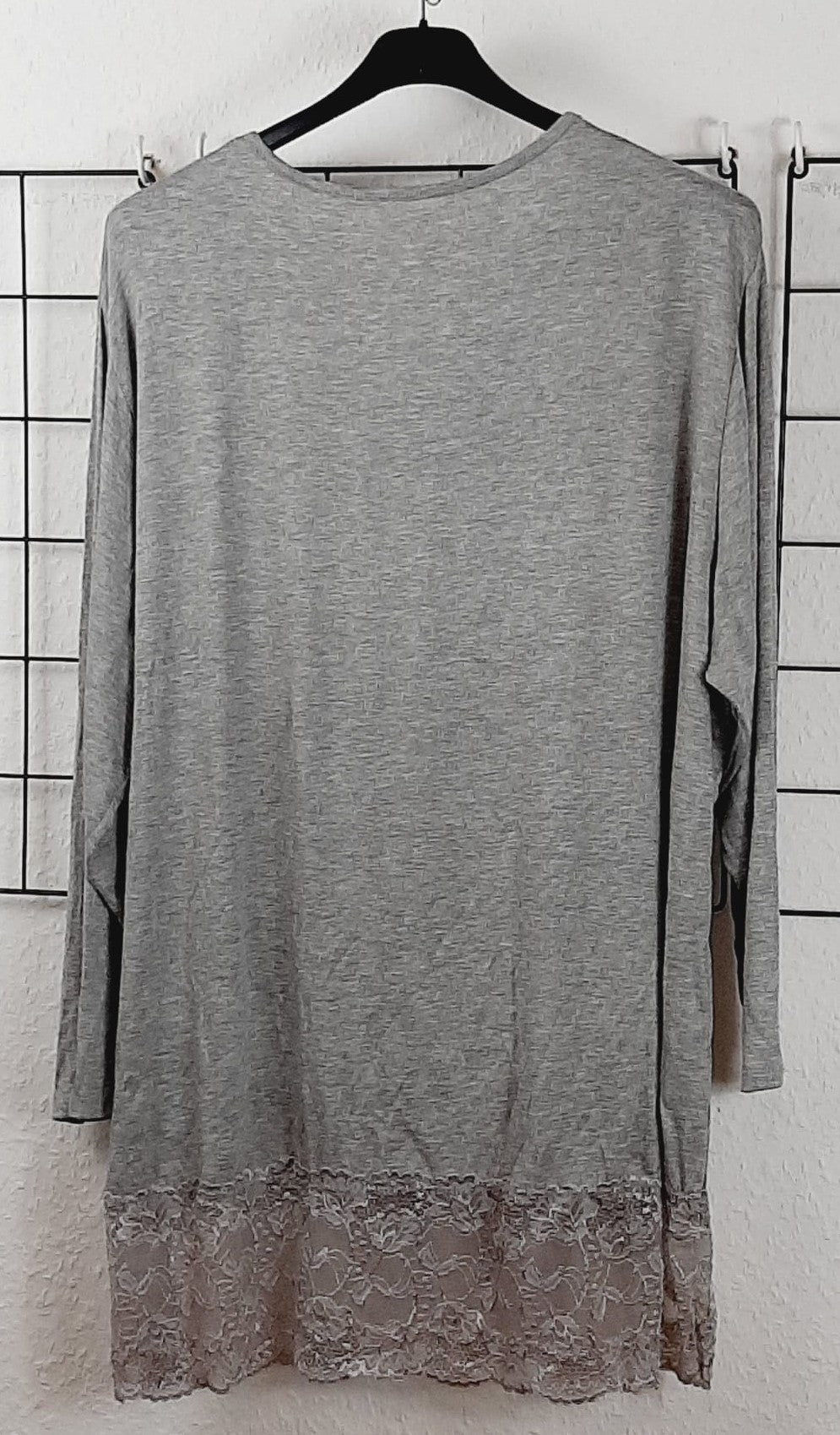 Langarmshirt Unifarben