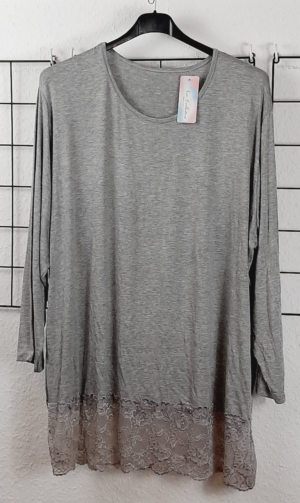 Langarmshirt Unifarben