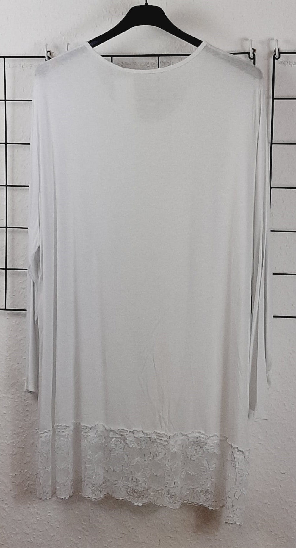 Langarmshirt Unifarben