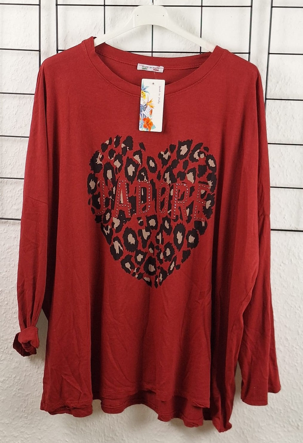Langarmshirt Herz "I´Adore"