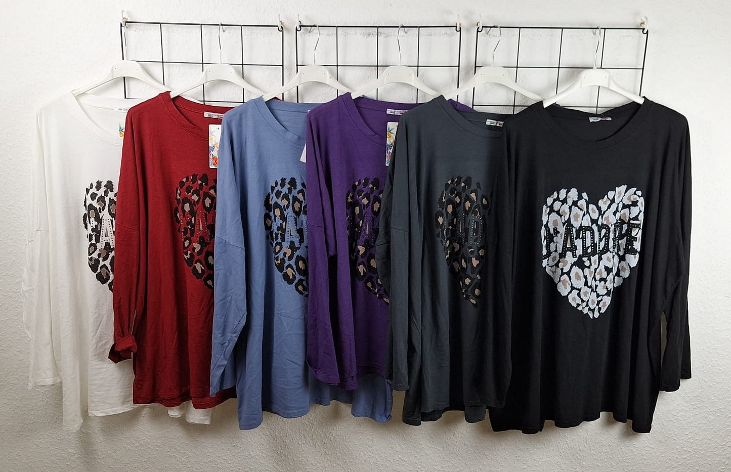 Langarmshirt Herz "I´Adore"