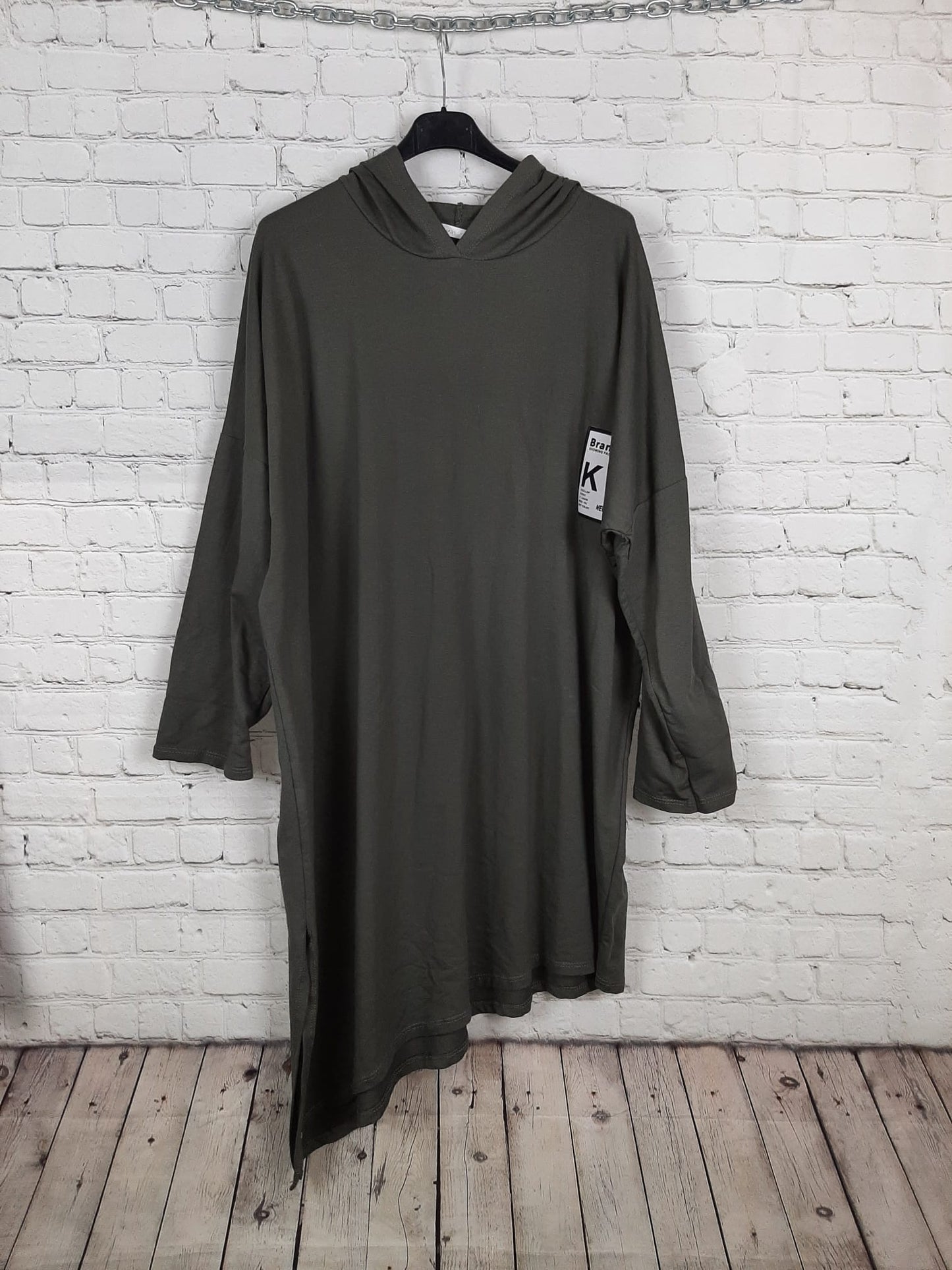 Damen Longshirt Oversize, Hoodie Longshirt Baumwolle, Longshirt große Größen, Kapuzen Longshirt