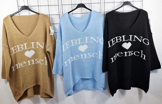 Strickpullover "Herz"
