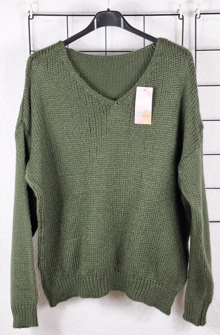 Grobstrick Pullover