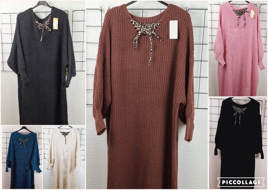 Strickkleid "Leoband"
