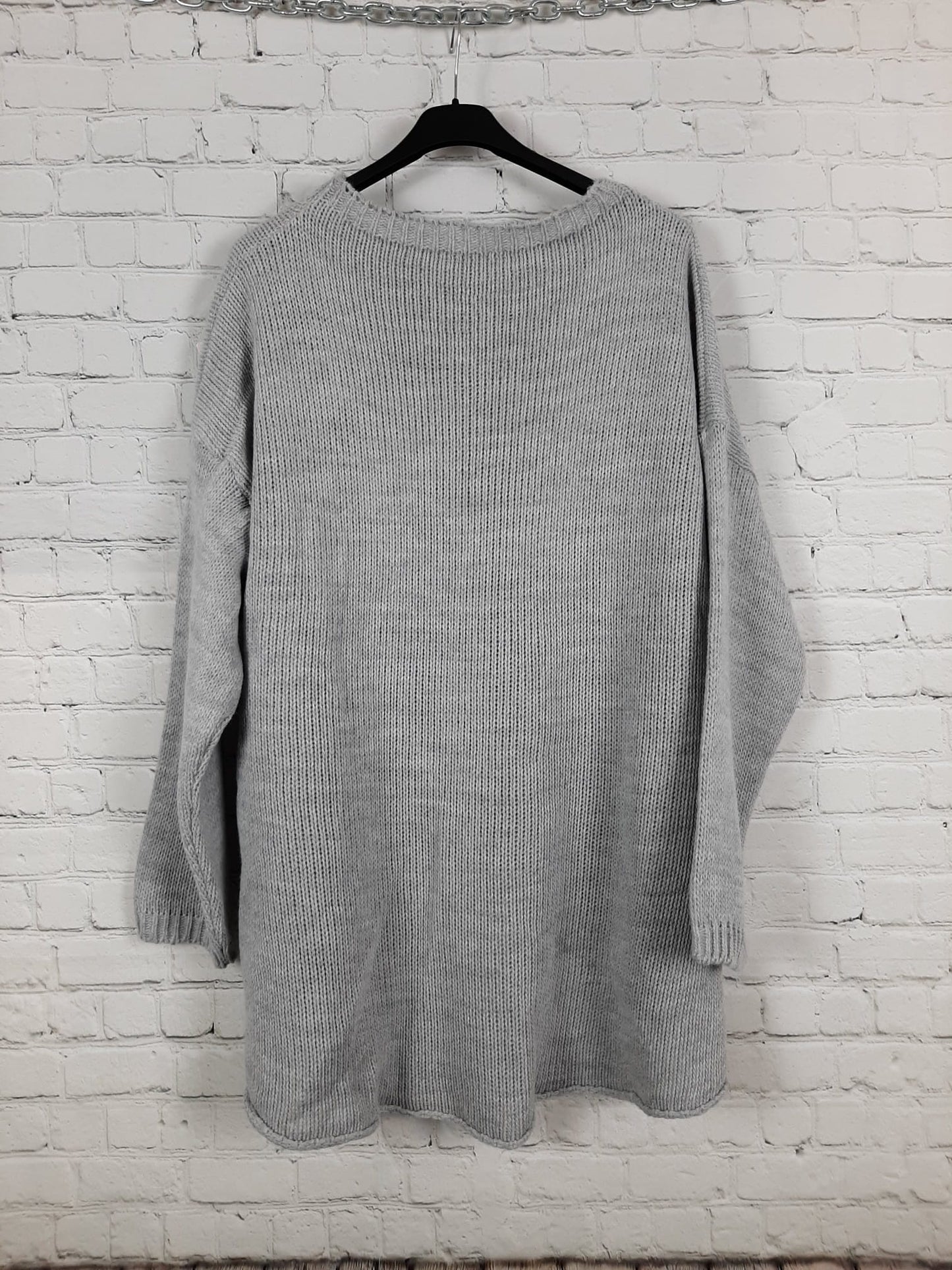Strickpullover "Vokuhila mit Stern"
