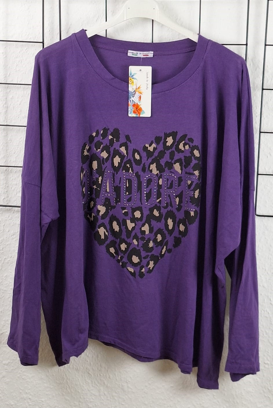 Langarmshirt Herz "I´Adore"