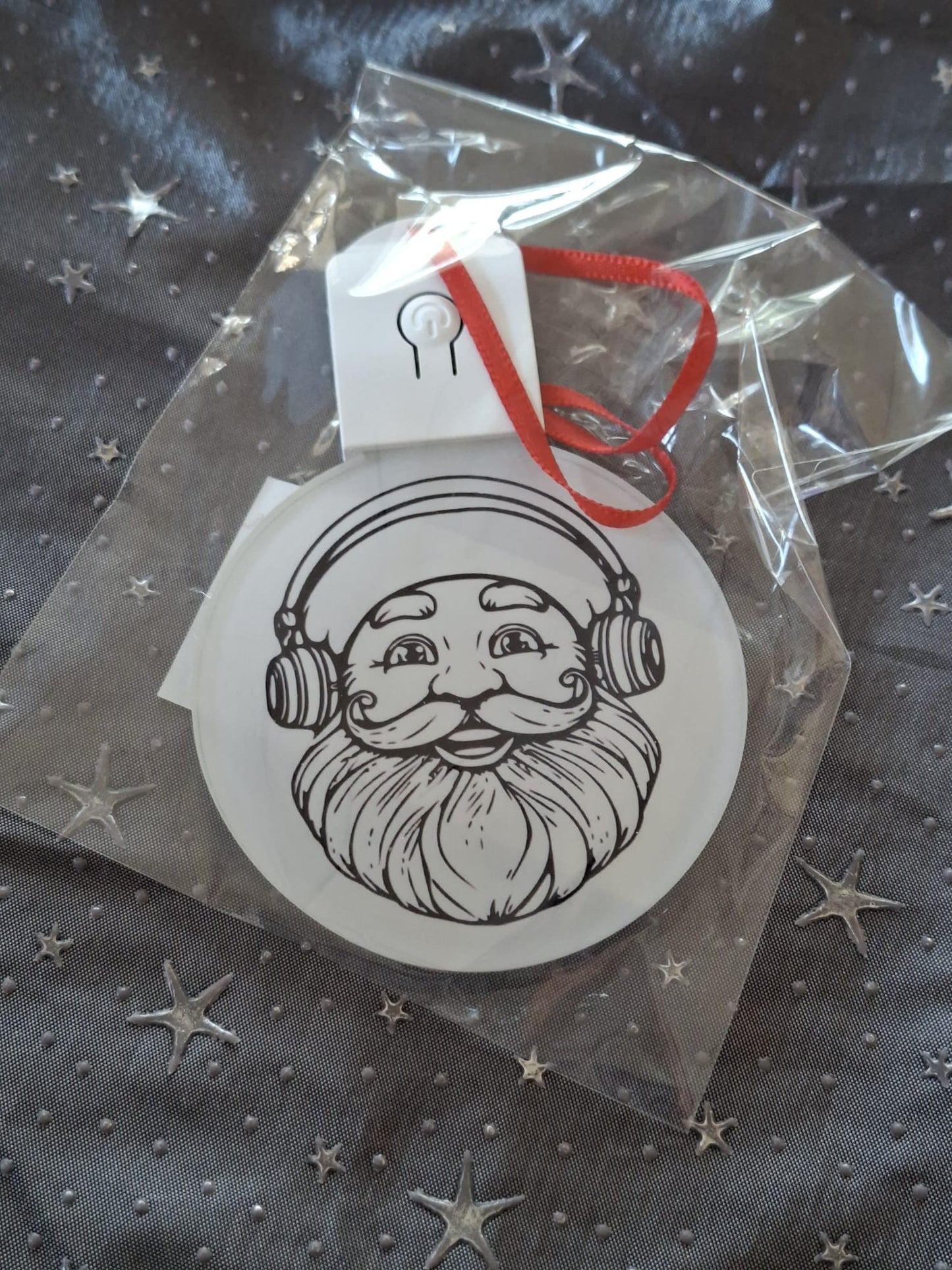 LED Weihnachtsornament mit Beleuchtung – sublimierter Dekorationsanhänger
